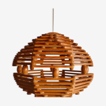 Suspension scandinave luminaire en bois