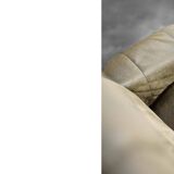 Vintage Mid-Century Danish Modern Brown Swivel Chair & Ottoman, 1960s