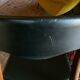 4 Scandinavian black leatherette chairs
