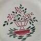 Assiettes HBCM Creil Monterau modèle Agnès