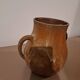 Vintage glazed stoneware jug - rustic two-handled craft