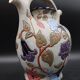 Art Deco Enameled Flower Ewer Vase Signed Amphora Czech Republic