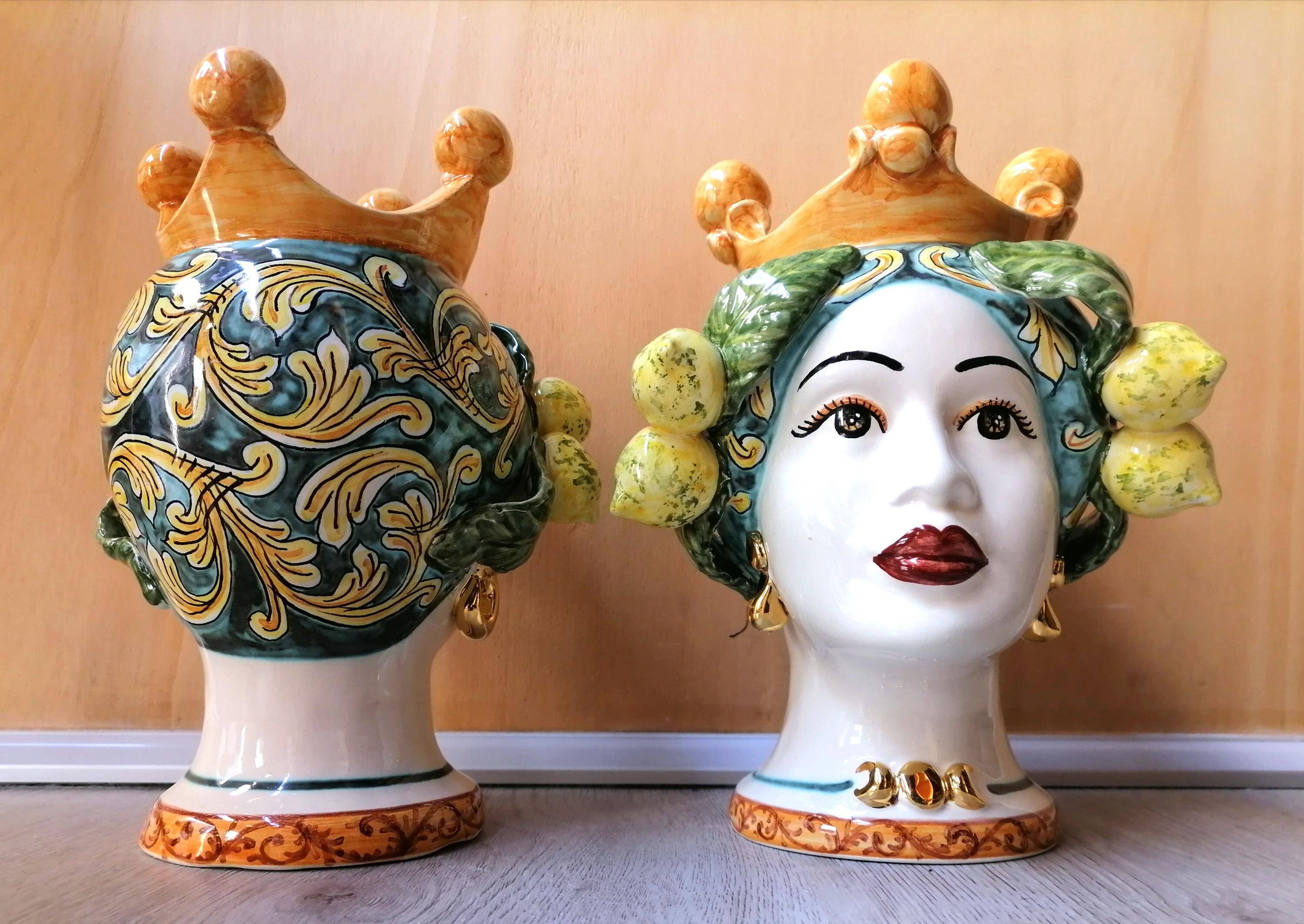 Test of Sicilian Moor in ceramic