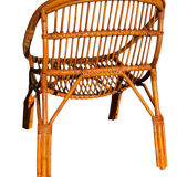 1960s Rattan Armchairs from France