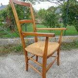 Mulched armchair high backrest