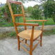 Mulched armchair high backrest