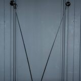 Lampe halogène Luxo Sciopticon deux tiges noires