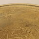 Art deco wood and brass side table 1930s