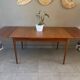 Vintage teak table with extensions