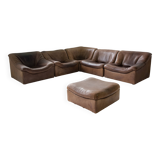 Vintage De Sede DS-46 Modular Sofa + Armchair with Footstool – Year