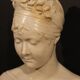 Buste de femme en marbre de Carrare