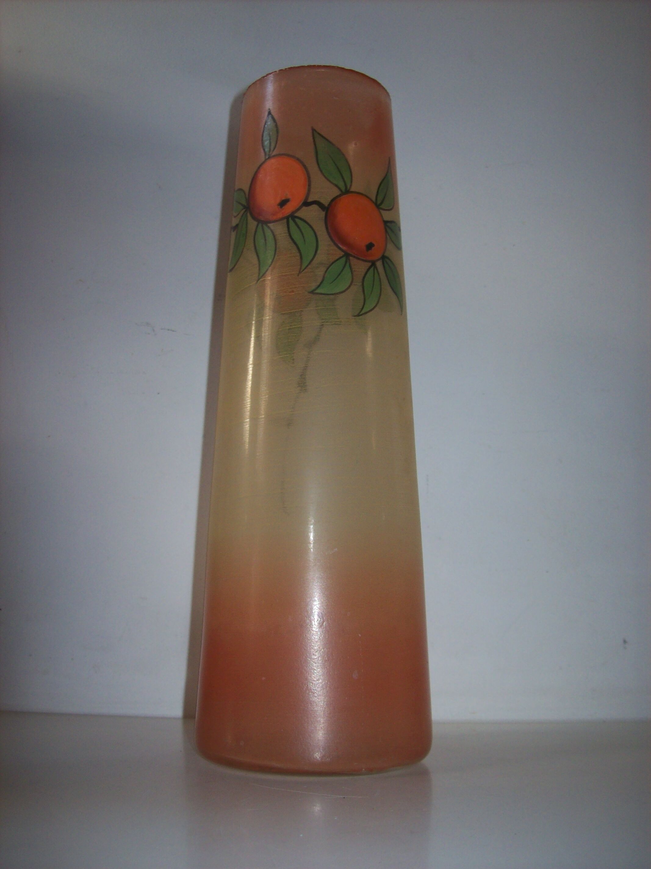 Vase made of glass paste