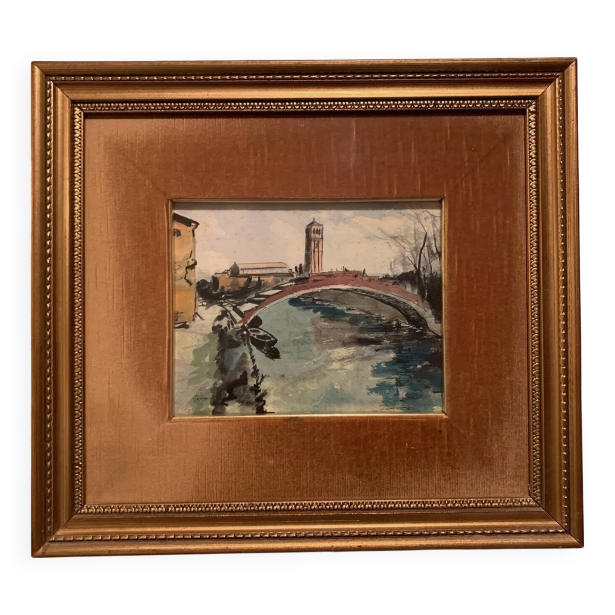 Jean Jacques GRUNENWALD (1911 - 1982) - Watercolor - Venice - Signed