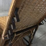 Lounge chair 60s rattan