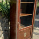 Small mahogany display cabinet in the Louis XVI style, 19th century.