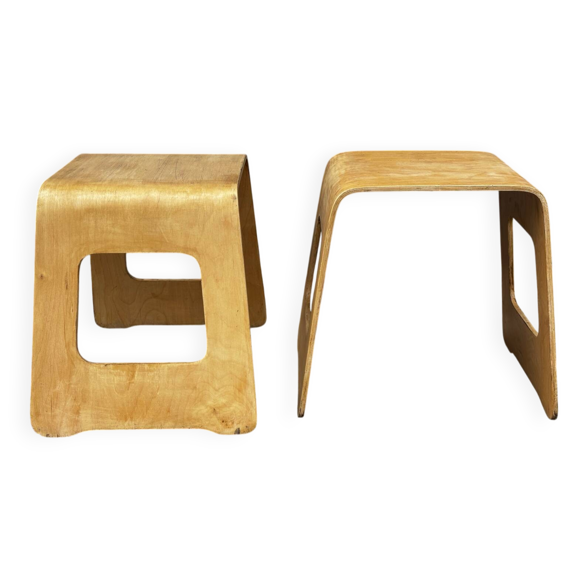 Two vintage Benjamin stools by Lisa Norinder for IKEA