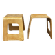 Two vintage Benjamin stools by Lisa Norinder for IKEA