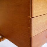 Rattan desk by Louis Sognot, 1950