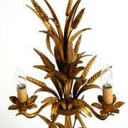 Original 1970s floral table lamp by Hans Kögl in the shape of a wheat sheaf