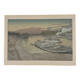 Lithograph by Henri Rivière The Pont des Saints-Pères and the Louvre