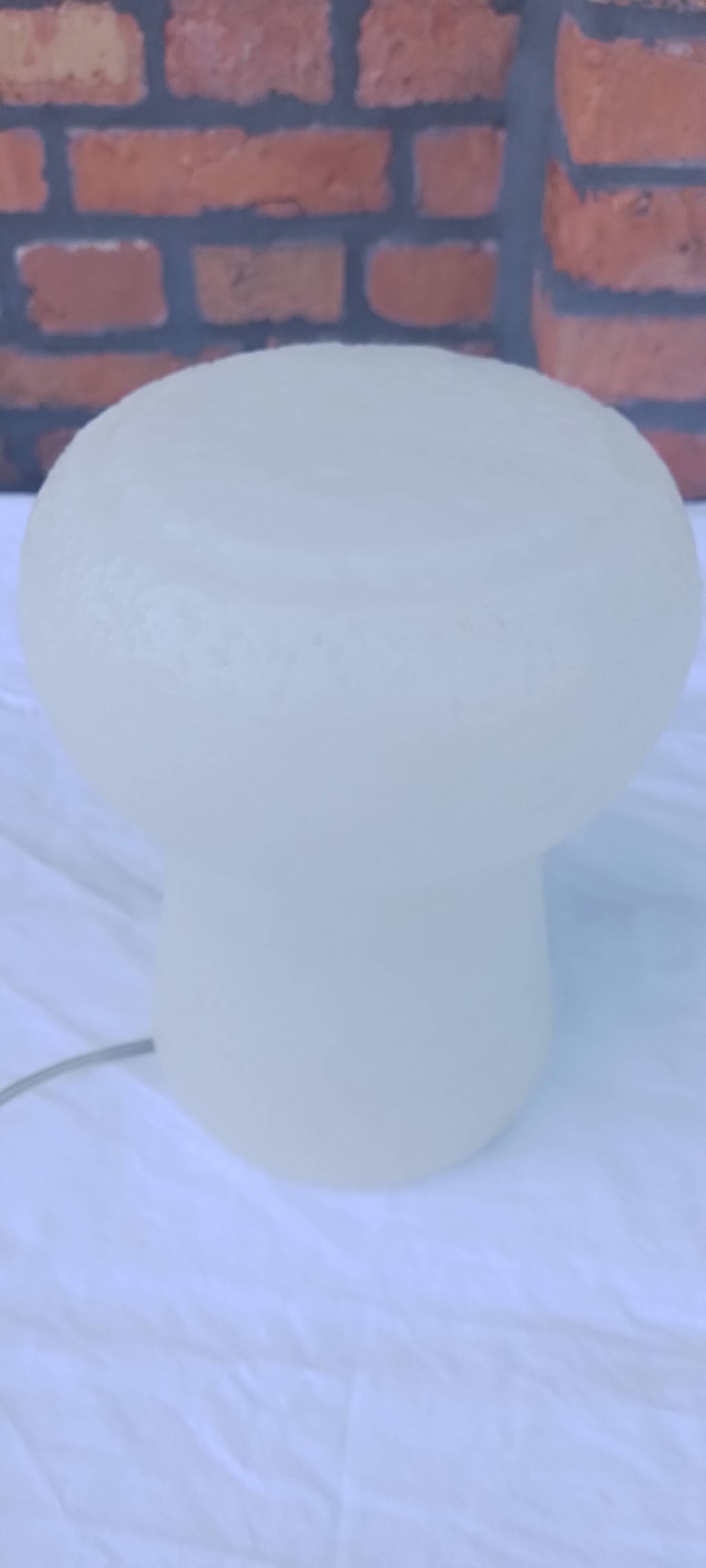 White cap lamp Pierfrancesco Arnone Pop Art for Francolight