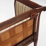 Canapé en acajou de style Empire, design français, années 1940, fabrication : Danemark