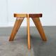 Mid-century modern Apila stool in pine attributed to Rauni Peippo, Finland, 1960s.