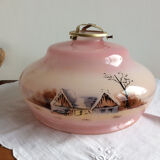 Ancien abat jour en verre