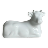 Butter bell in porcelain cow