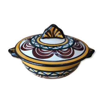 Bowl with lid Saint Jean breton pottery