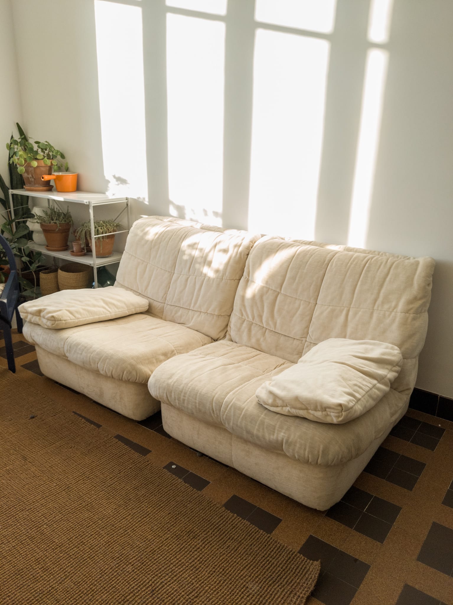 Two armchairs heaters Cinna beige model Gao