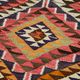 Turkish Handwoven Vintage Herki Kilim 90 cm x 348 cm
