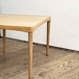 Mid-Century Modern Extendable Dining Table in Oak Wood by H.W. Klein for Bramin, 1960