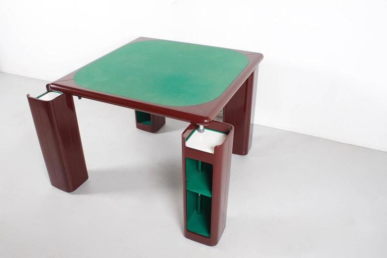 Game table 1970s by Pierluigi Molinari for Pozzi Milano