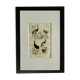 Planche Ornithologique originale " Autruche - Touyou - &c... " Buffon 1836
