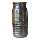 Large stoneware vase "les cyclades" Anduze by Roland Zobel