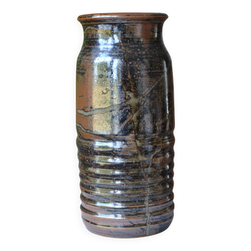 Grand vase en grès "les cyclades" Anduze de Roland Zobel