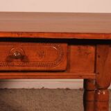 Console Two Drawer in Cherry Wood - 18th Century