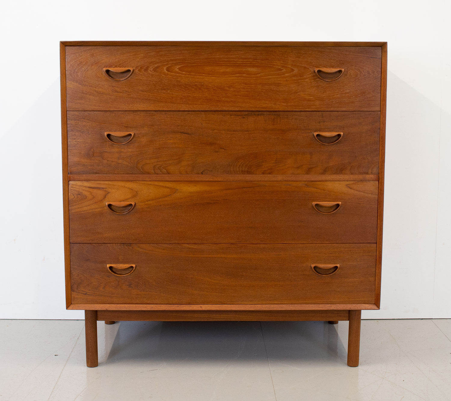 Danish teak vanity chest by Peter Hvidt and Orla Mølgaard-Nielsen for Soborg, 1950s