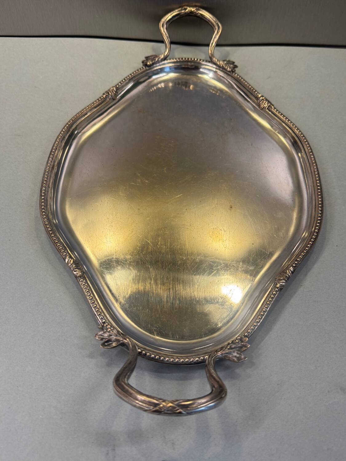 Silver-plated serving dish – early 20th century