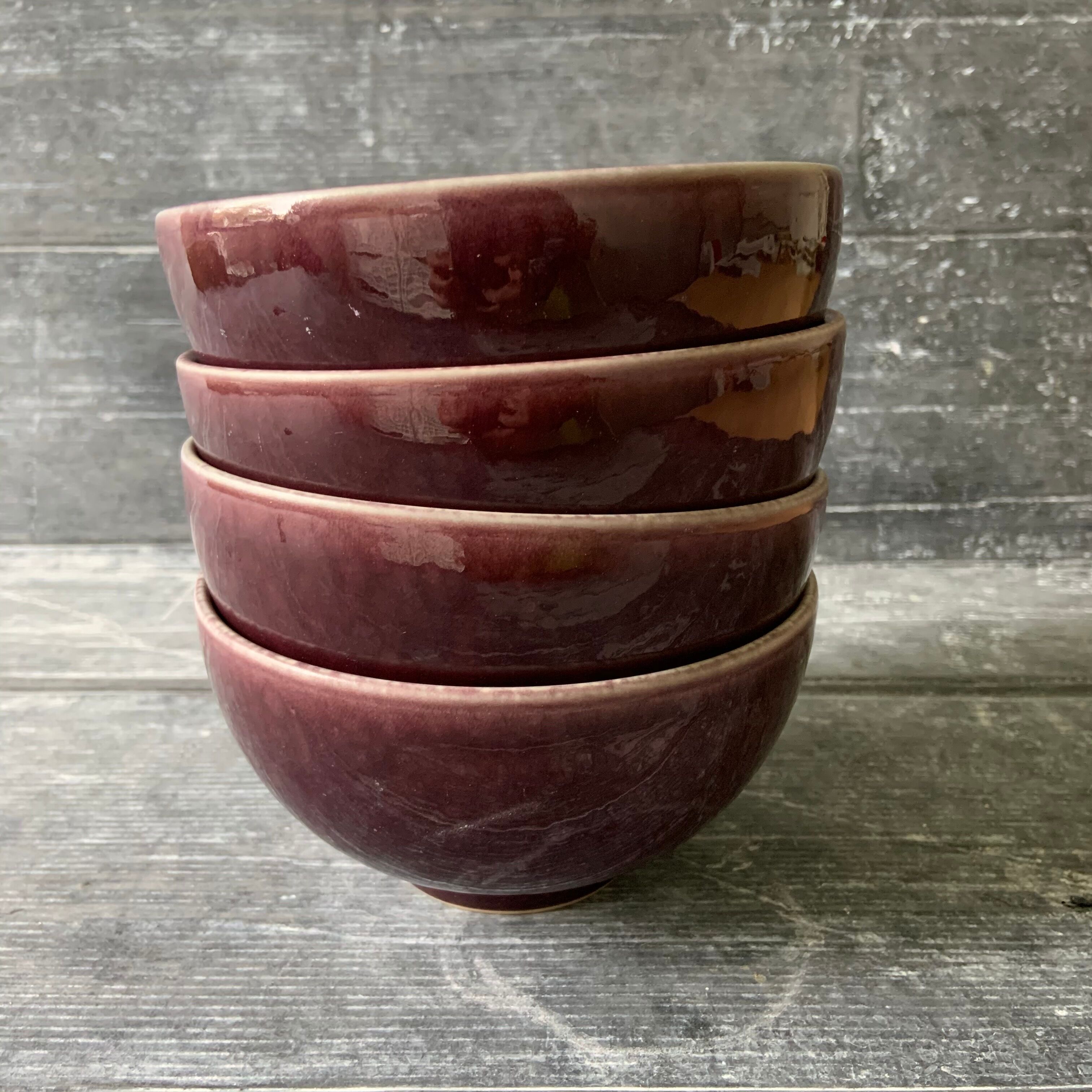 Jars Tourron Aubergine Bowls