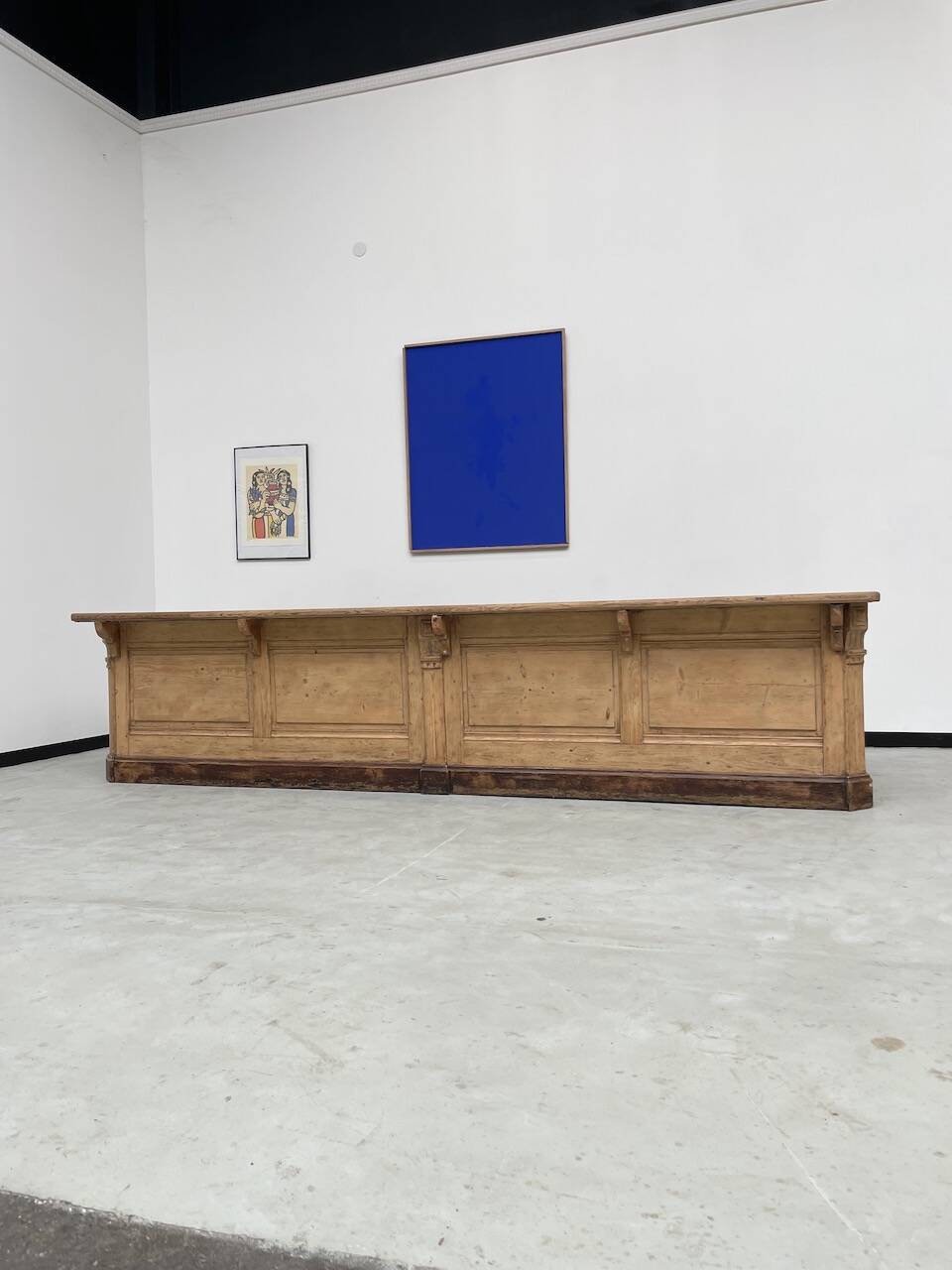 XXL oak and pine counter 350cm