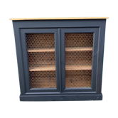 High furniture painted in black natural tray