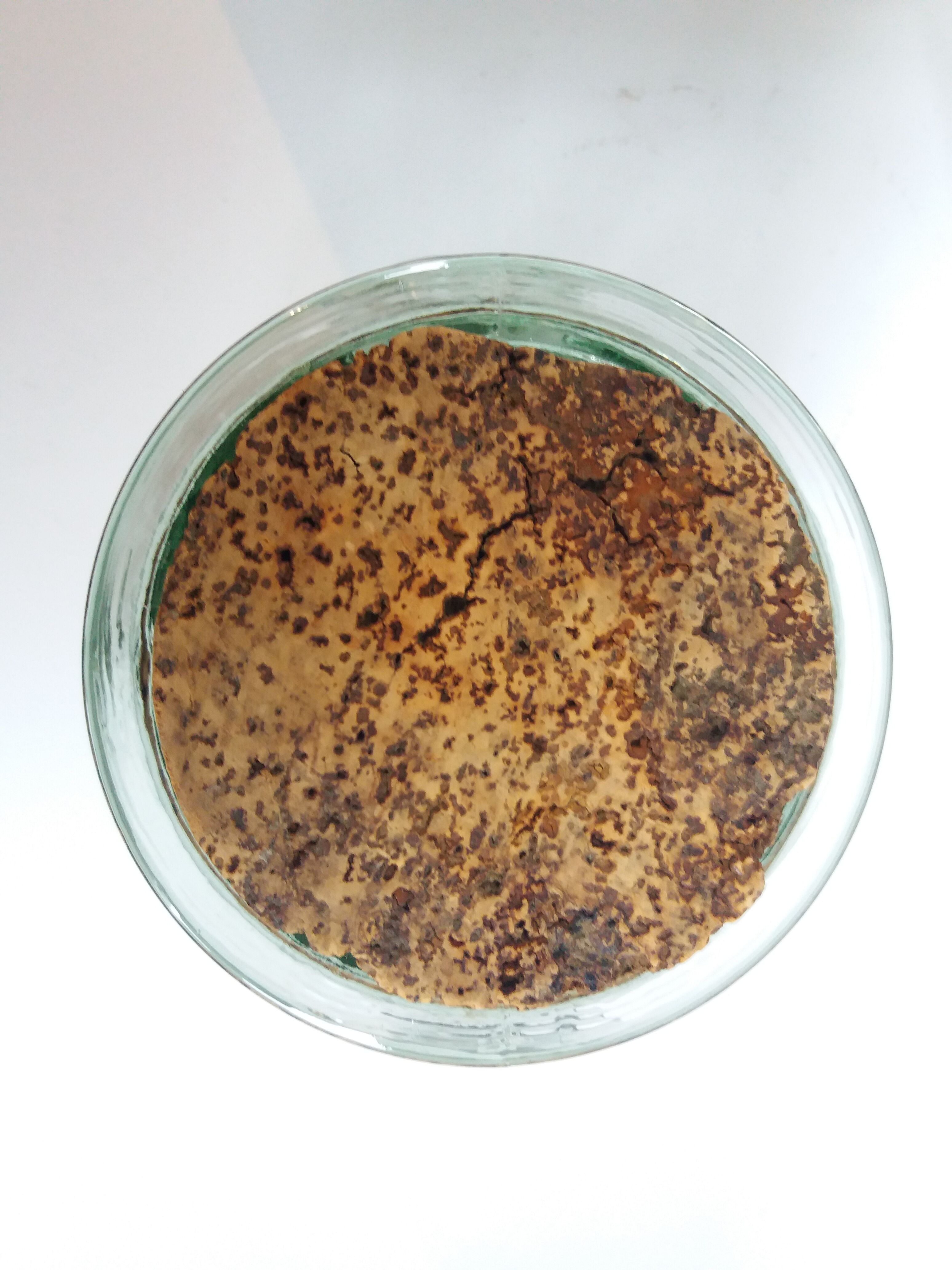 Vintage glass jar and cork