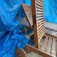 2 chaises longues en bois exotique