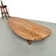 "Free Form" XXL coffee table in solid oak – 1950s