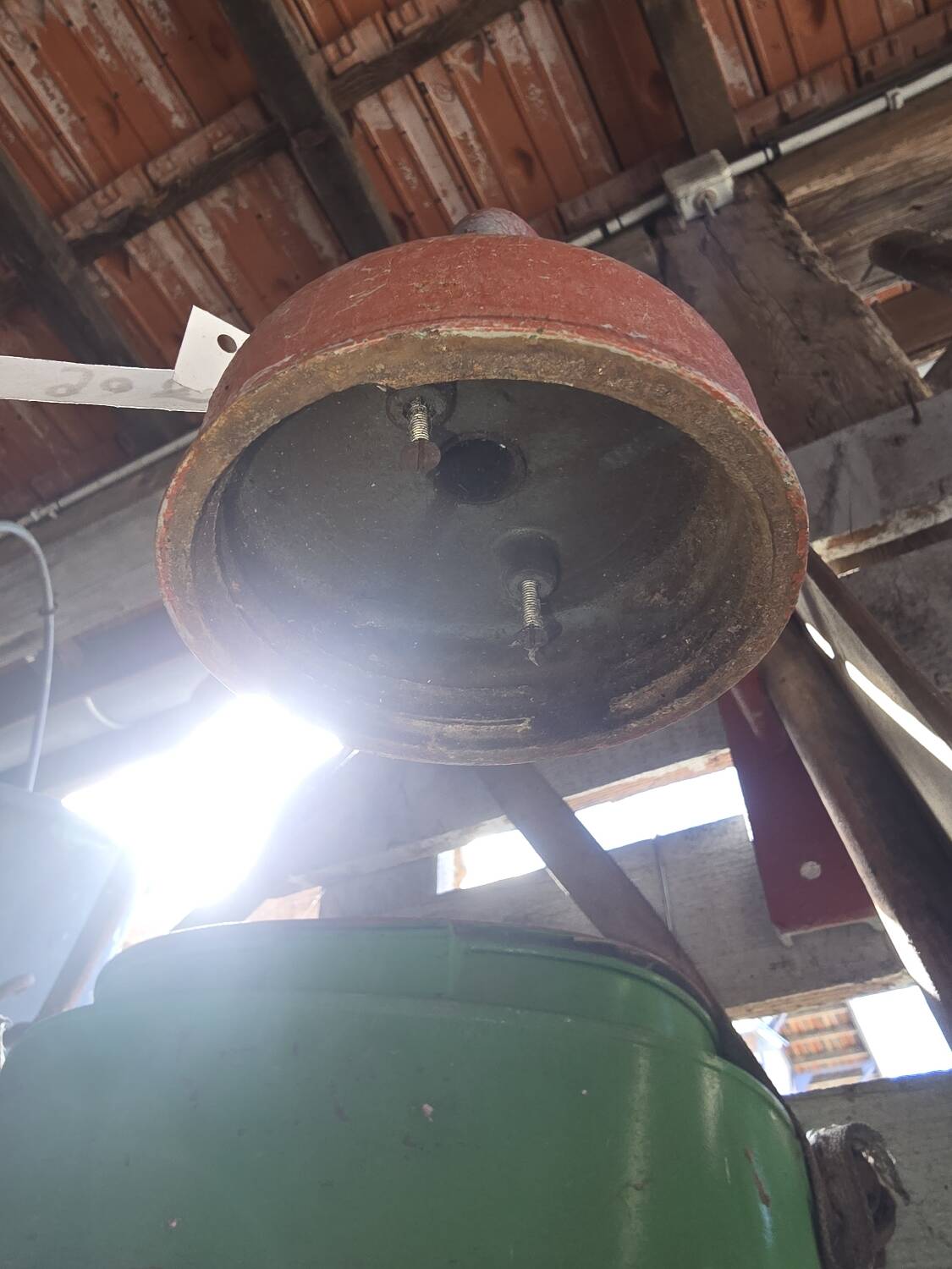 Industrial iron wall light