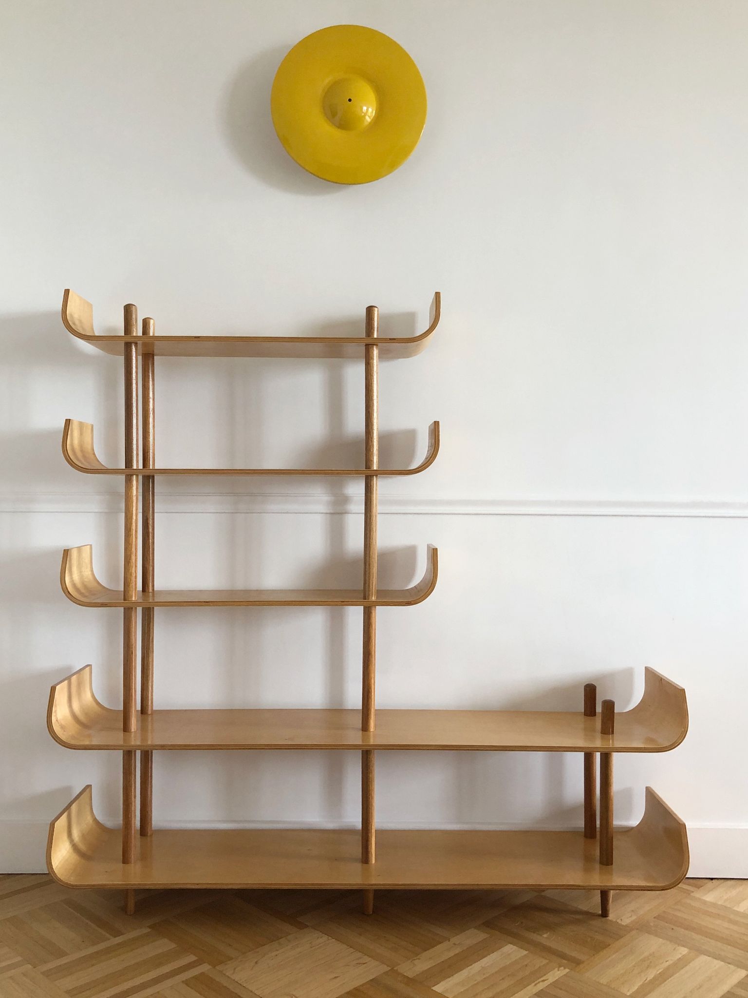 Vintage teak bookcase by Willem Lutjens. Edition of Boer Gouda.