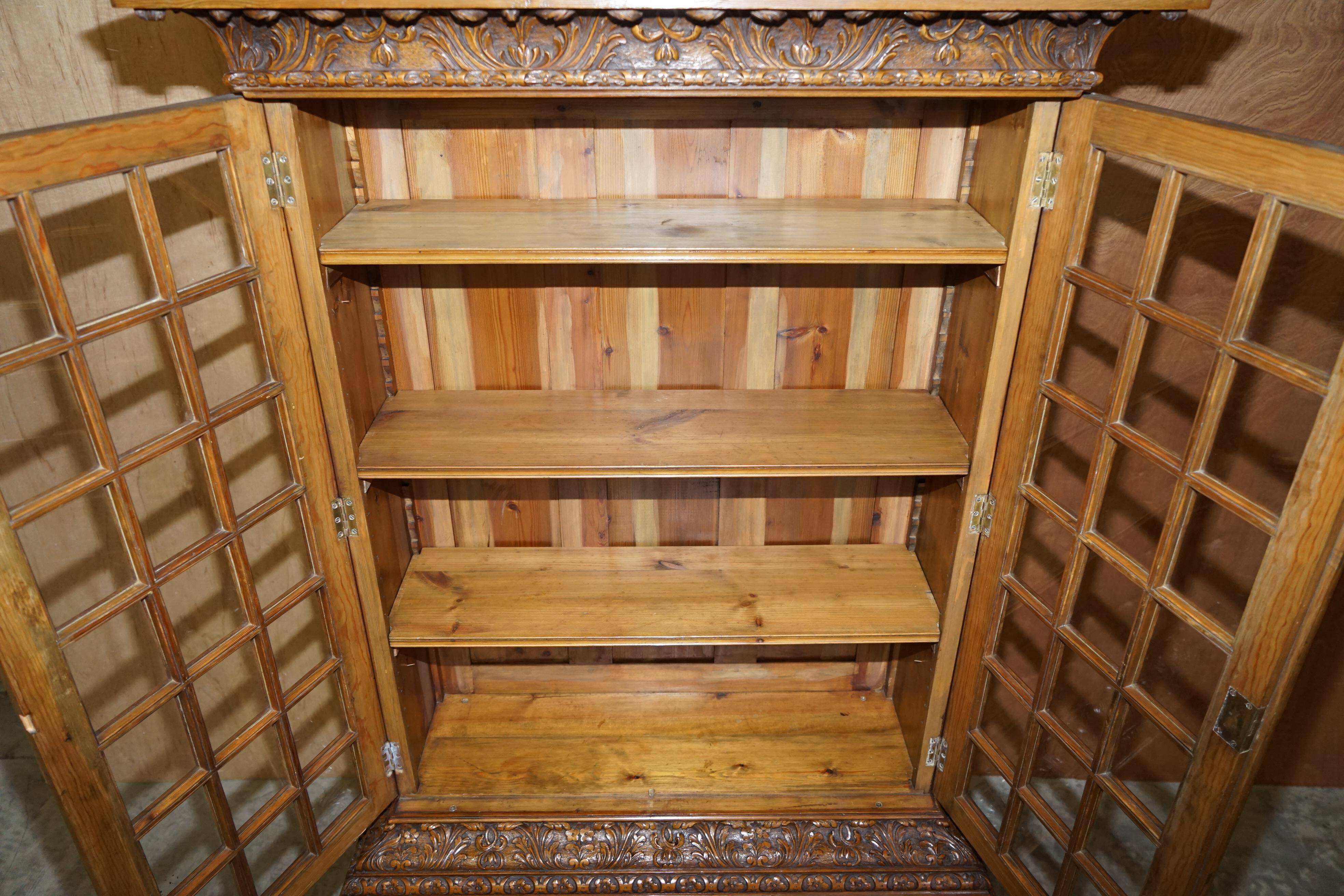 Antique bookshelf Samuel Pepys 1666 large model