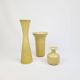 Mid-century modern set of 3 ceramic vases by Rörstrand, Gunnar Nylund, Sweden.